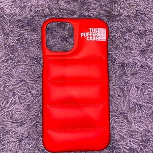 Red IPHONE 11 PRO Puffer Case from Urban Sophistication